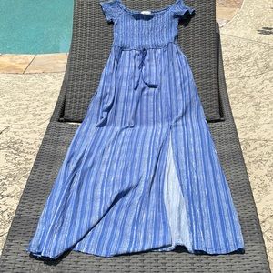 Band of Gypsies Smocked Maxi Dress